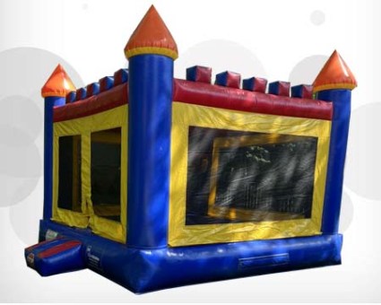 Colorful bouncy castle1